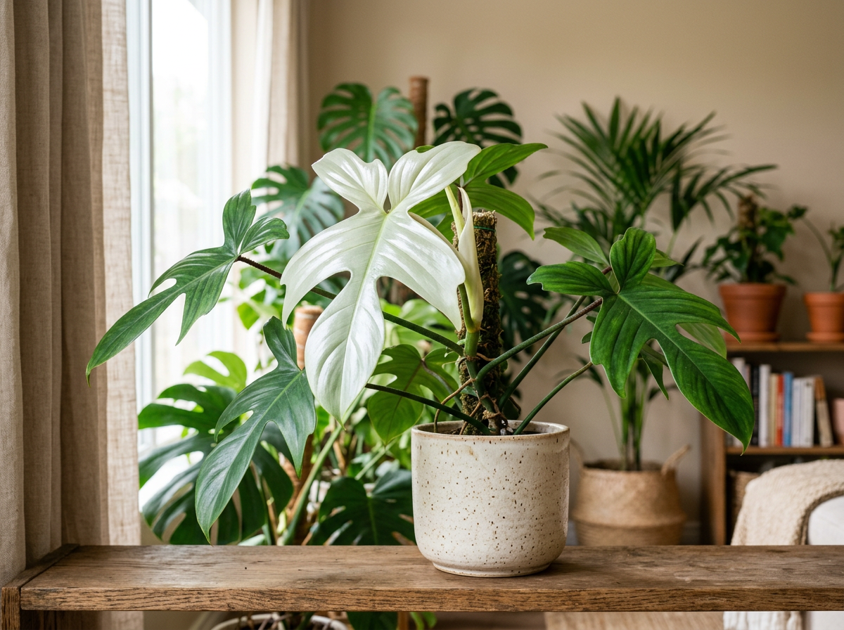Page: Cách trồng cây Philodendron Florida Ghost - Trầu bà cánh én » Cây xanh HCM. Context: Chăm sóc 